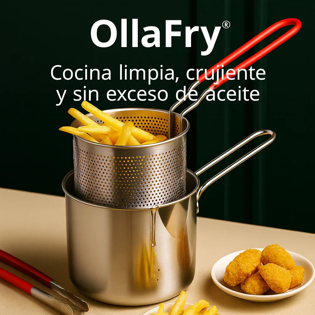 OllaFry® Cocina crujiente, rápida y sin complicaciones