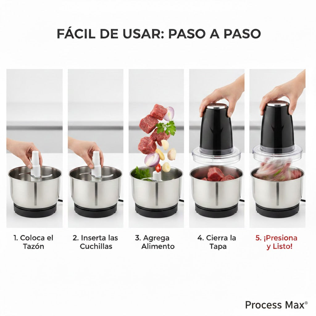 ProcesMAX® - Tritura todo en Segundos sin Esfuerzo.