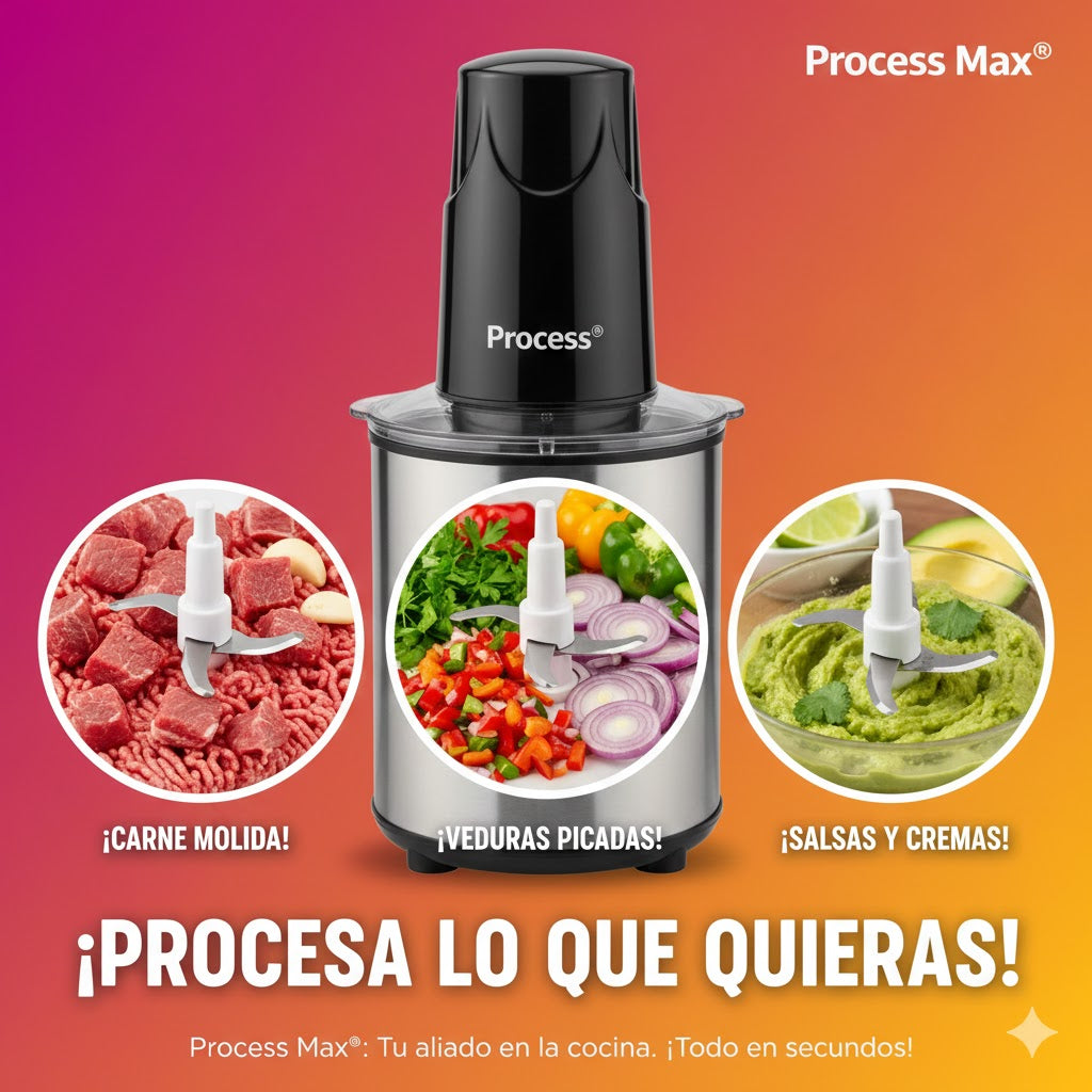 ProcesMAX® - Tritura todo en Segundos sin Esfuerzo.