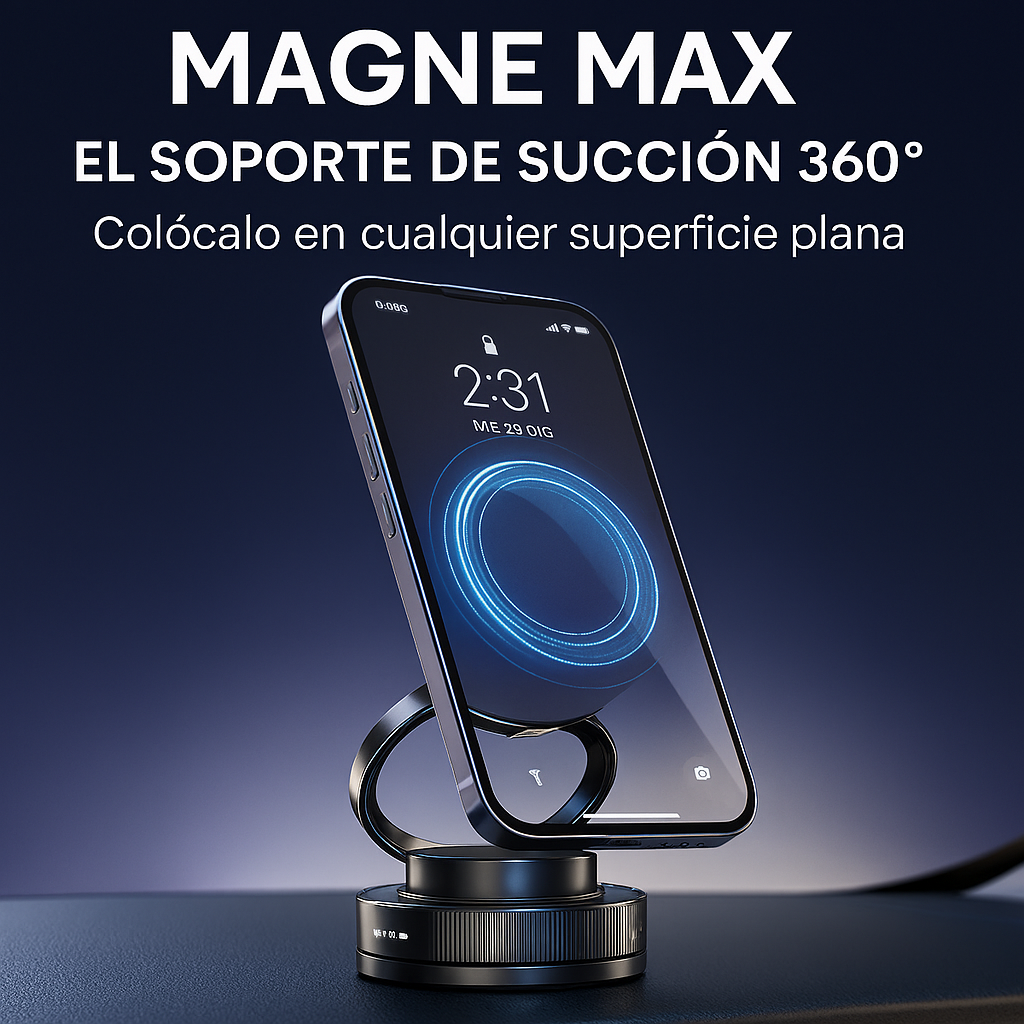 Magne Max® - El Soporte Plegable que Libera tus Manos