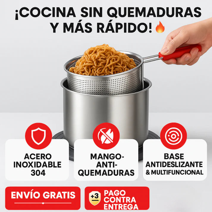 OllaFry® Cocina crujiente, rápida y sin complicaciones